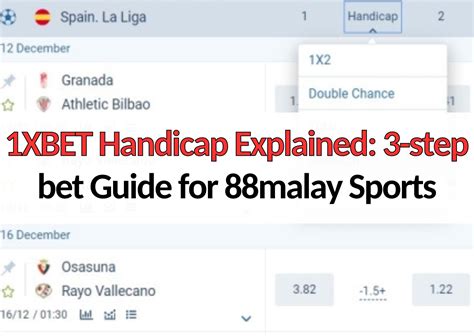 handicap meaning in 1xbet - 1xbet handicap